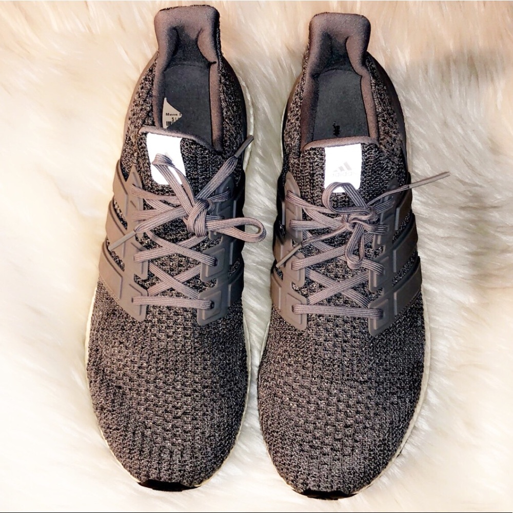 ADIDAS Ultraboost 4.0 Gray Running Sneaker - Picture 4 of 7